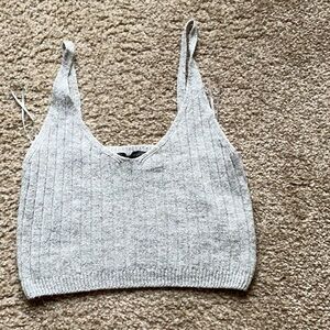 Knitted crop top